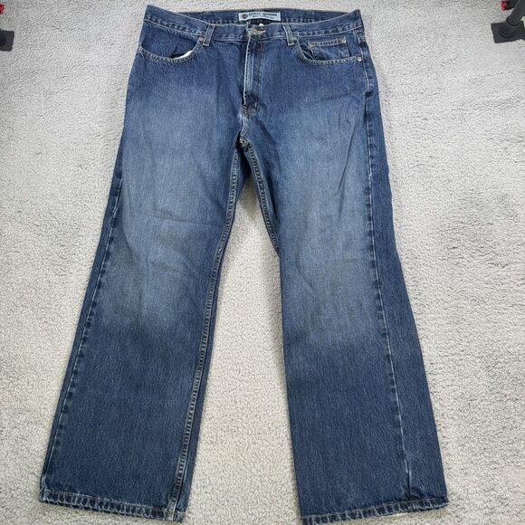 Harley Davidson Jeans Mens 38x30 Blue Straight Leg Biker Traditional Fit Riding - Picture 1 of 11